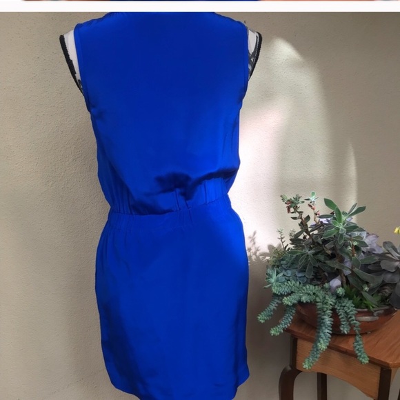 Eliza J  Silky Electric Blue Dress - Picture 4 of 5